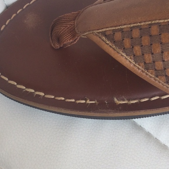 EUC Mens Johnston And Murphy 13M Brown Sandal - Picture 10 of 14